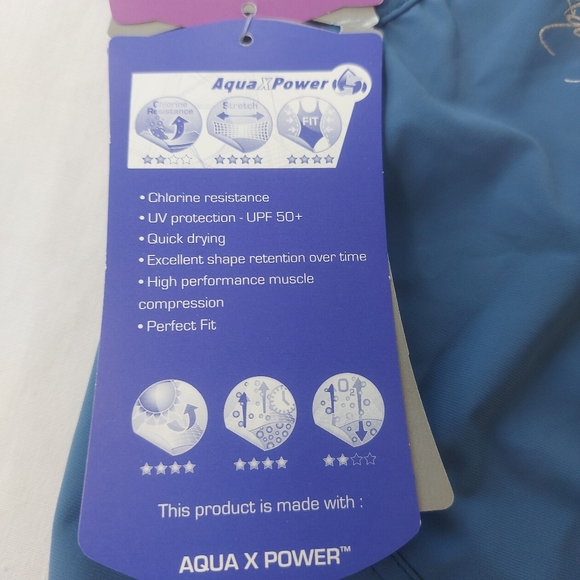 NWT Naiad Aqua Sphere bathing suit, size 16 - Picture 9 of 9